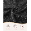 image:imageHomRain Sparkly Cowl Neck Cocktail Dresses for Women Evening Party Sleeveless Summer Formal Wedding Guest DressBlack