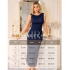 image:imageHomRain Bodycon Ruched Summer Wedding Guest Dresses for Women Sleeveless Midi Sparkly Mesh Dress Sexy Tight Cocktail DressNavy