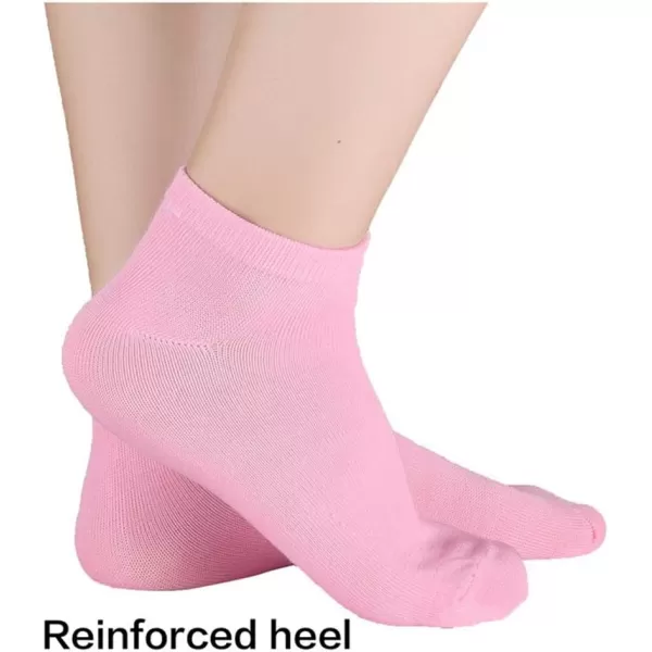 Allegra K Athletic Low Cut Ankle Socks-Stretch Cuffs Soft 10 Pairs