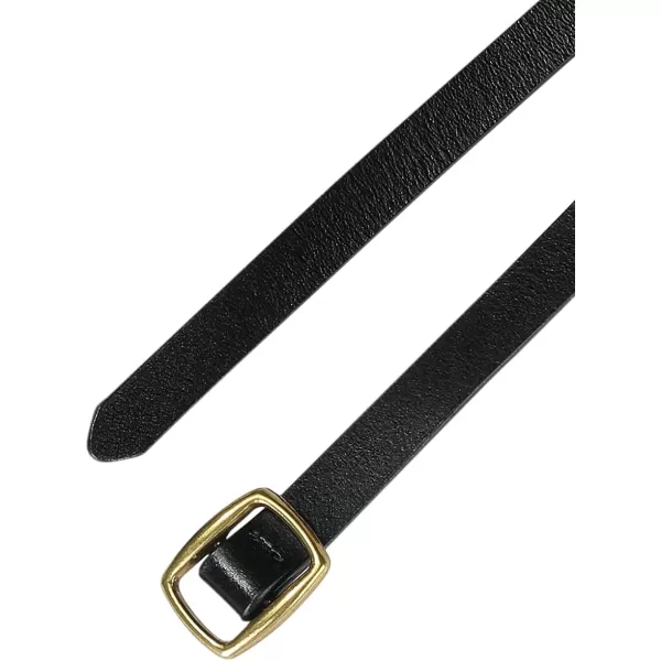 Allegra K Womens Adjustable Skinny Leather Belt Fashion Narrow Belts Minimalism Waist Strap