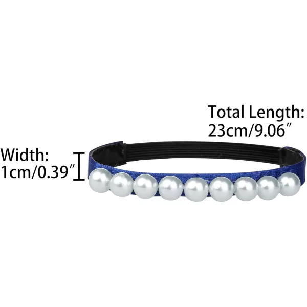 Allegra K Women's Beads Shoe Laces Elastic Detachable Shoe Strap for Heels 2 Pairs