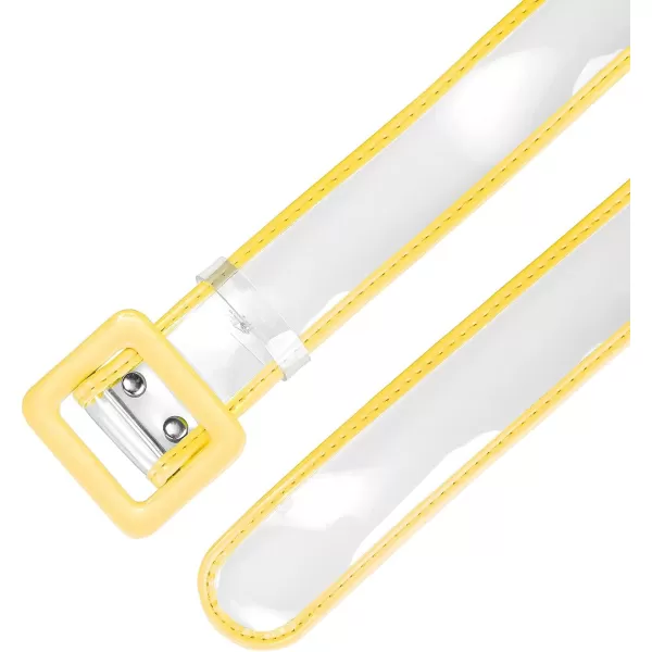Allegra K Womens Clear Waist Belt Plus Size Skinny Belts for Jeans Dresses