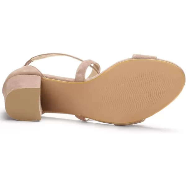 Allegra K Women's Crisscross Ankle Strap Block Heel Sandals
