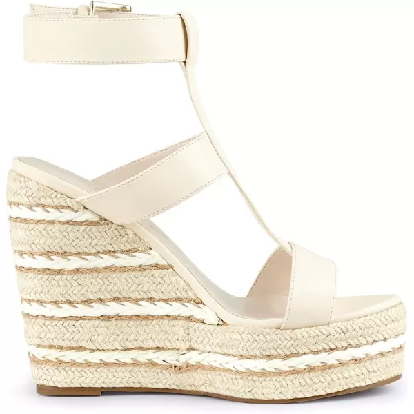 Allegra K Women's Espadrille Strappy Platform Wedges Sandals