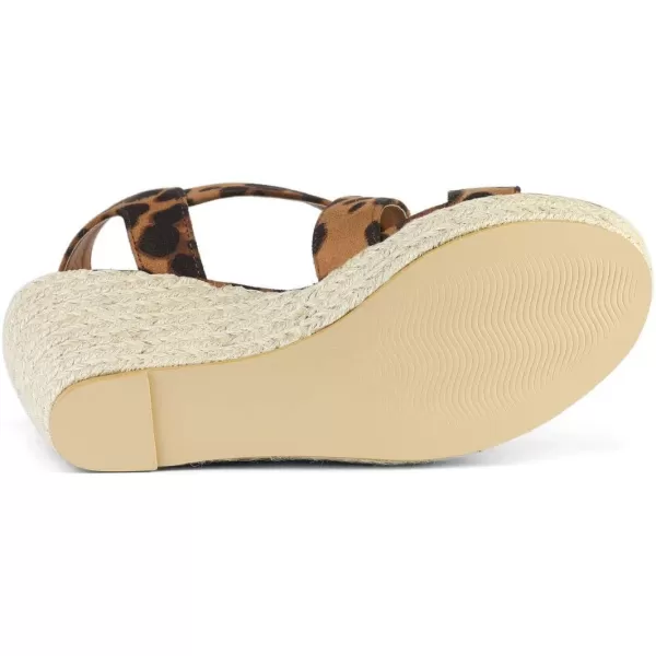 Allegra K Women's Espadrilles Platform Slingback Wedges Sandals