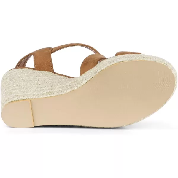 Allegra K Women's Espadrilles Platform Slingback Wedges Sandals