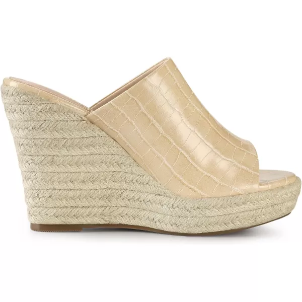 Allegra K Women's Espadrilles Wedges Wedge Sandals