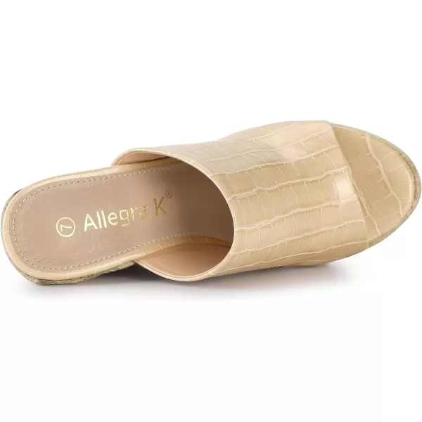 Allegra K Women's Espadrilles Wedges Wedge Sandals