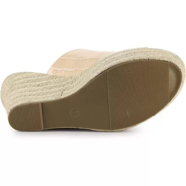 Allegra K Women's Espadrilles Wedges Wedge Sandals