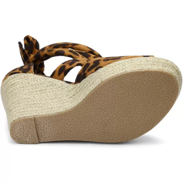 Allegra K Women's Lace Up Espadrilles Wedges Sandals