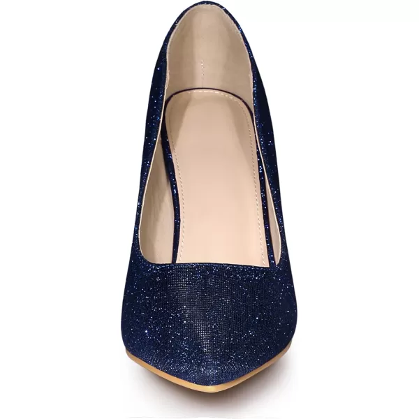 Allegra K Women's Party Glitter Stiletto High Heels Pumps
