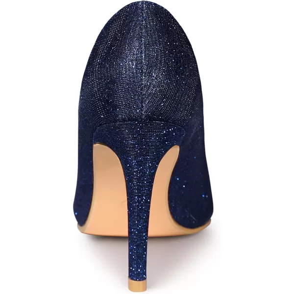 Allegra K Women's Party Glitter Stiletto High Heels Pumps