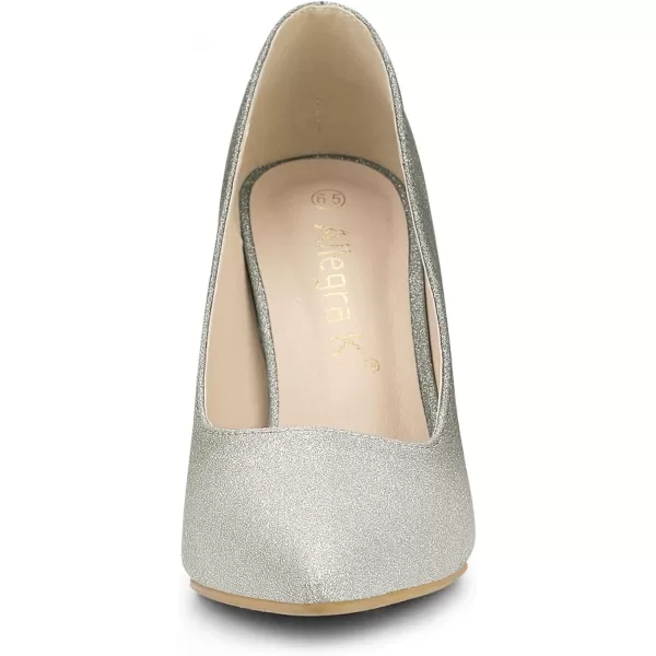 Allegra K Women's Party Glitter Stiletto High Heels Pumps