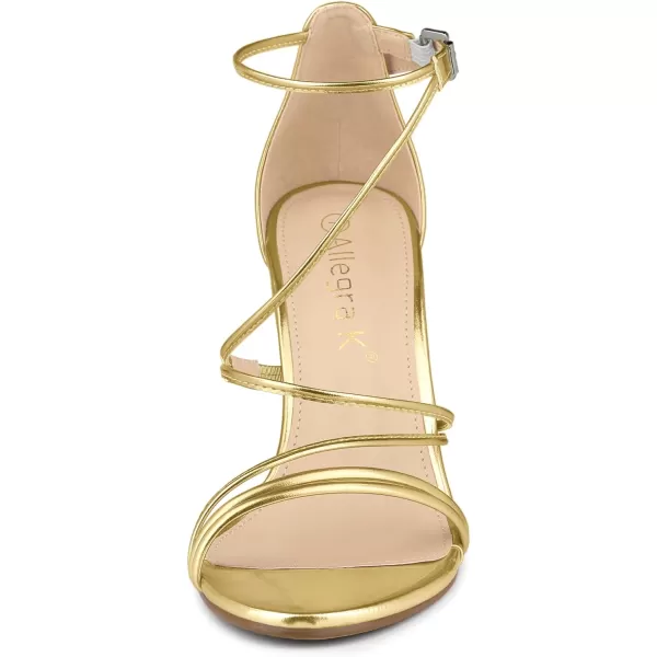 Allegra K Women's Party Strappy Stiletto High Heels Sandals