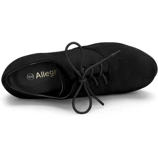 Allegra K Women's Platform Chunky Heel Lace Up Boots