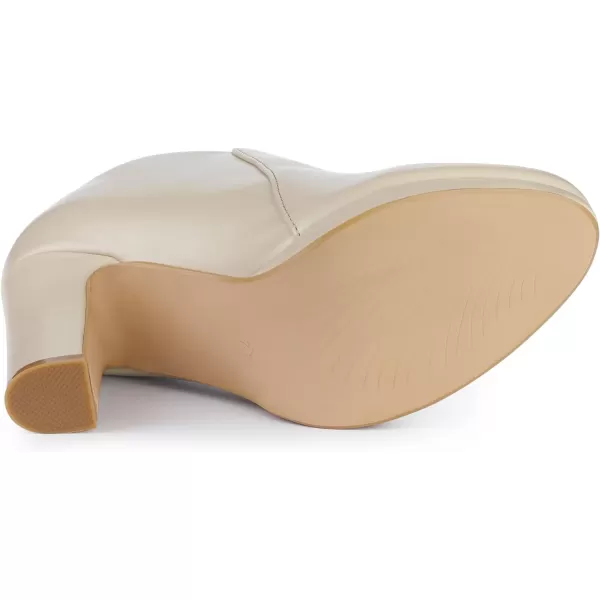 Allegra K Women's Platform Round Toe Chunky Heels Ankle Booties