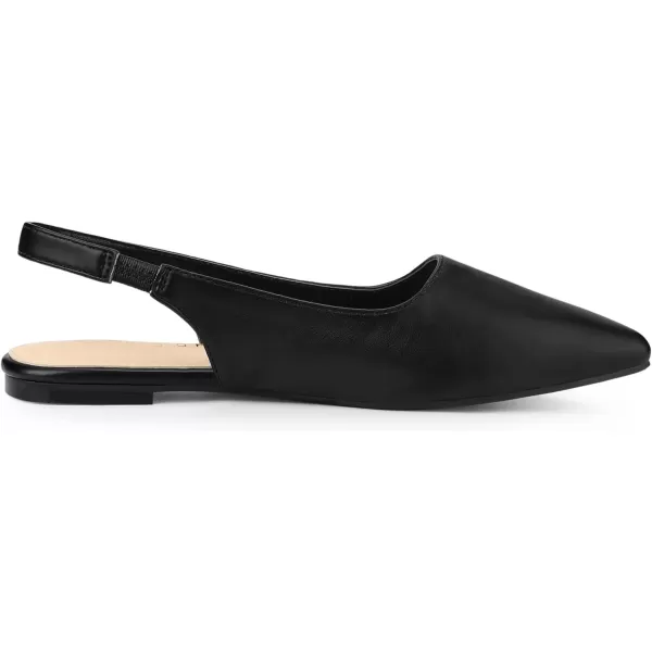 Allegra K Women's Pointed Toe Pumps Slingback Flat Pumps