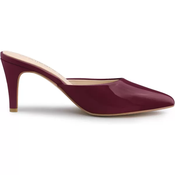 Allegra K Women's Pointed Toe Stiletto Heels Slide Mules