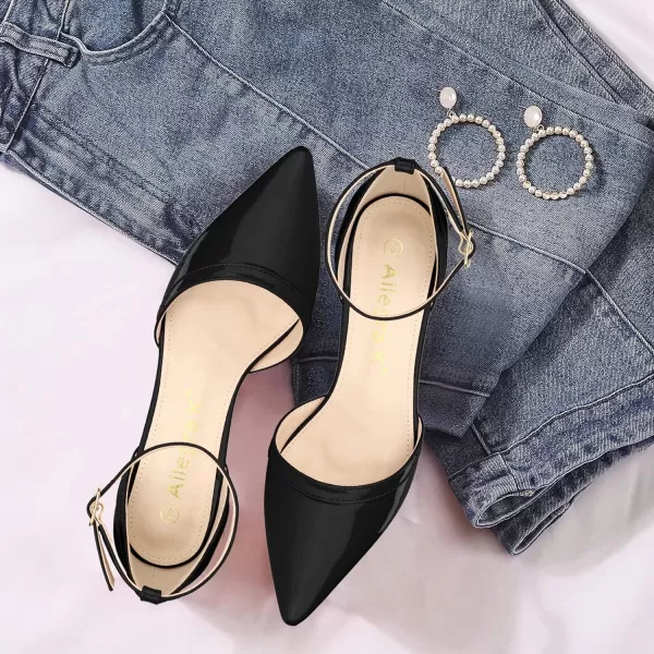 Allegra K Women's Pointed Toe Stiletto High Heel Pumps Ankle Strap Wedding Bridal Evening Party Dress Shoes