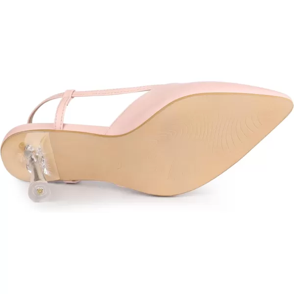 Allegra K Women's Slingback Heels Pointy Toe Stiletto Heel Sandal Pumps