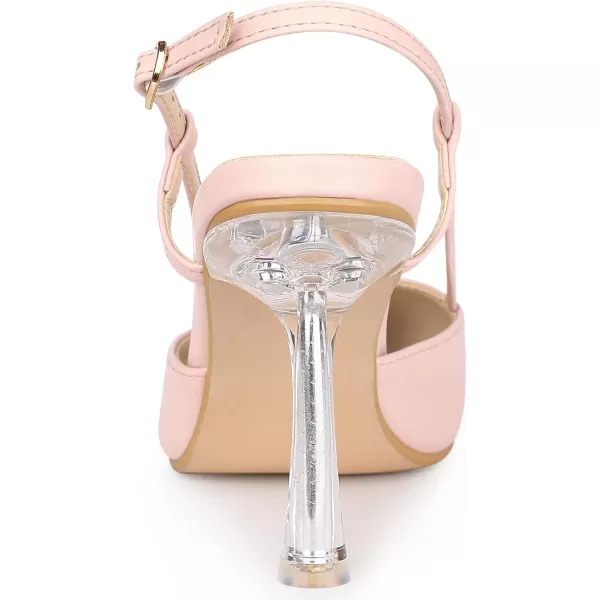Allegra K Women's Slingback Heels Pointy Toe Stiletto Heel Sandal Pumps