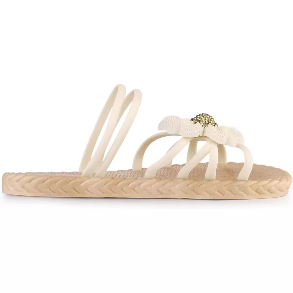 Allegra K Women's Sunflower Strappy Waterproof Beach Sandals Slip on Slides