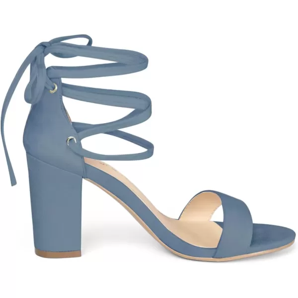 Allegra K Women's Tie Up Strappy Heels Chunky High Heels Sandal