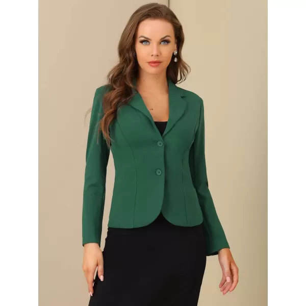 Allegra K Women's Work Office Lapel Collar Stretch Jacket Suit Blazer