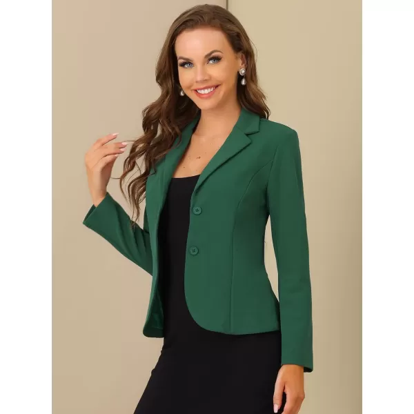 Allegra K Women's Work Office Lapel Collar Stretch Jacket Suit Blazer