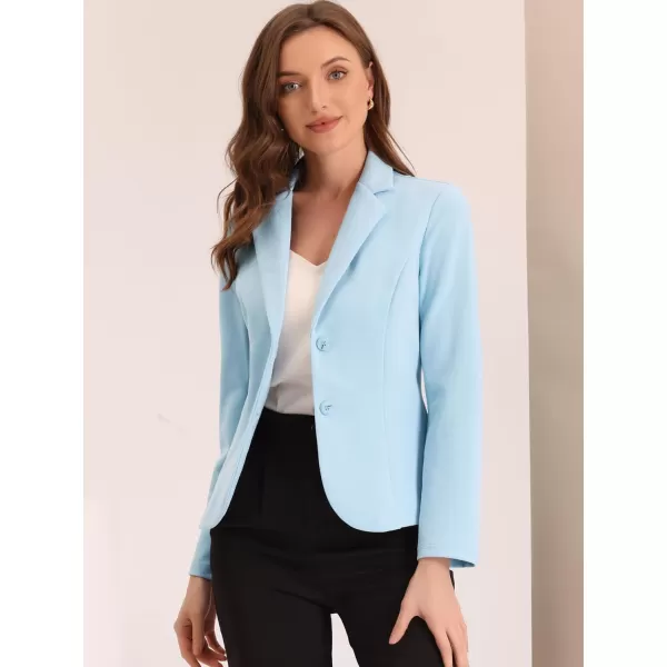 Allegra K Women's Work Office Lapel Collar Stretch Jacket Suit Blazer