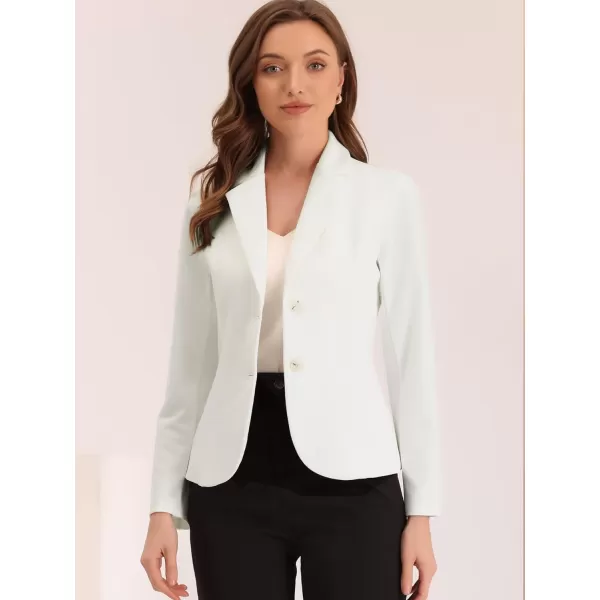 Allegra K Women's Work Office Lapel Collar Stretch Jacket Suit Blazer