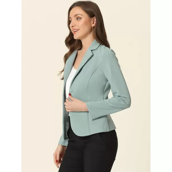 Allegra K Women's Work Office Lapel Collar Stretch Jacket Suit Blazer