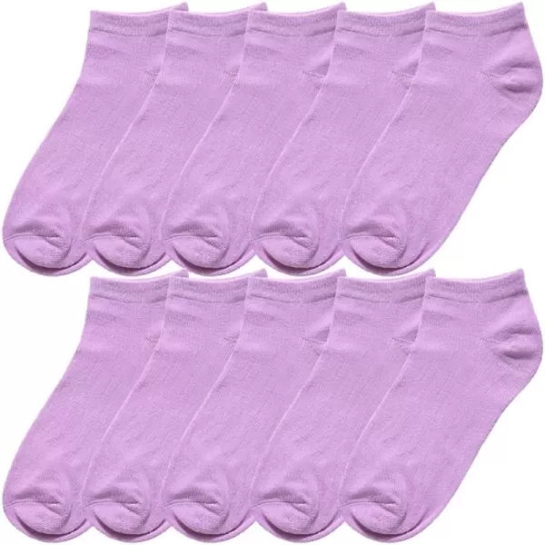 Allegra K Athletic Low Cut Ankle Socks-Stretch Cuffs Soft 10 Pairs