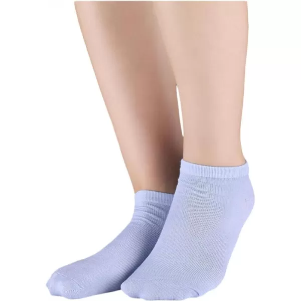 Allegra K Athletic Low Cut Ankle Socks-Stretch Cuffs Soft 10 Pairs