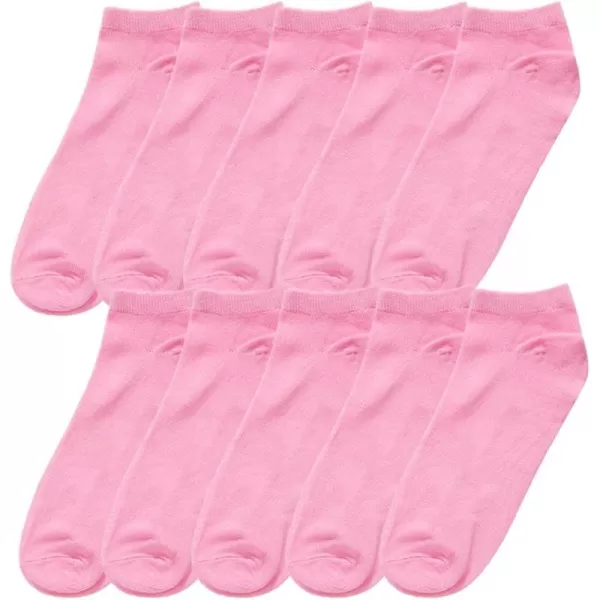 Allegra K Athletic Low Cut Ankle Socks-Stretch Cuffs Soft 10 Pairs