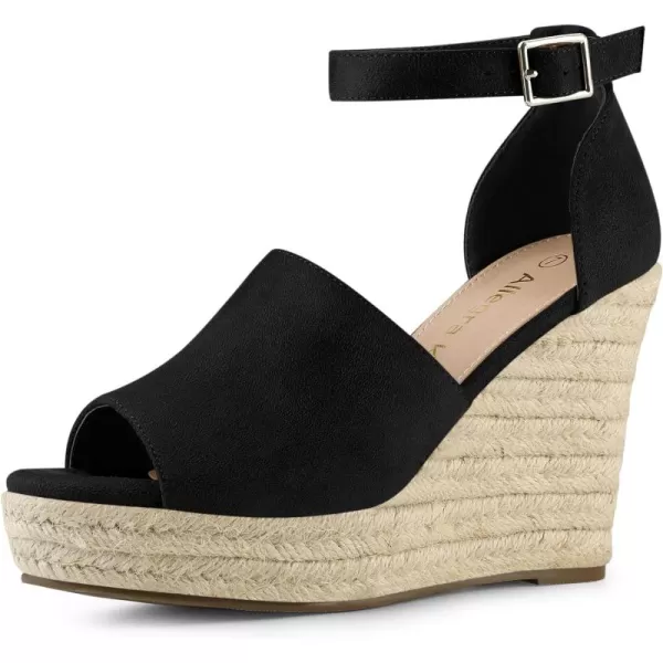 Allegra K Women's Espadrilles Platform Heels Wedges Sandals