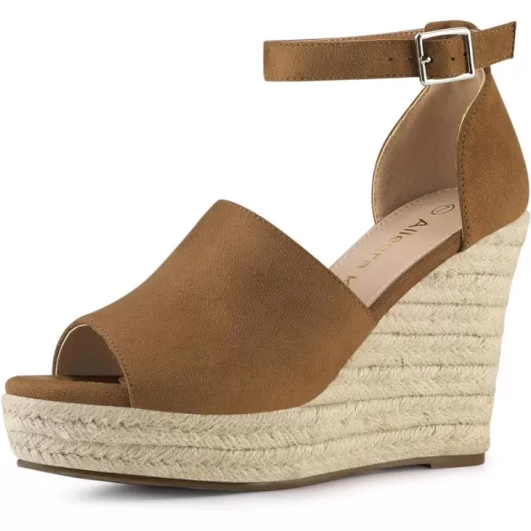 Allegra K Women's Espadrilles Platform Heels Wedges Sandals