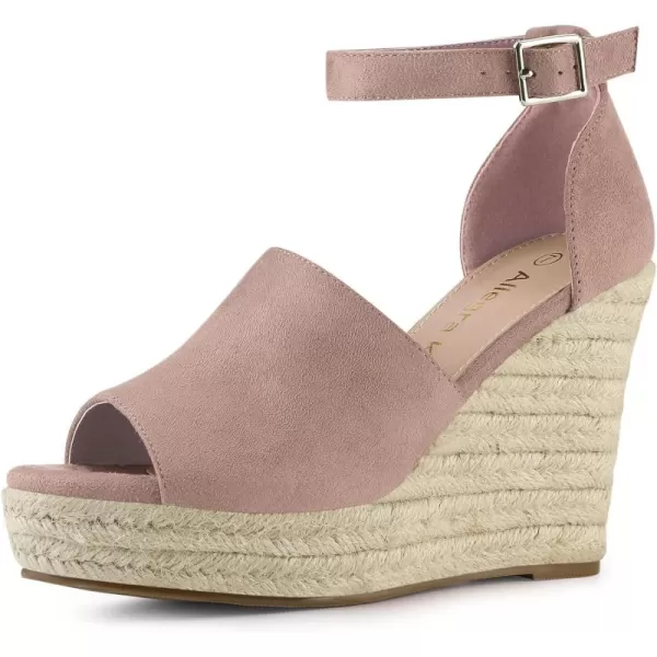 Allegra K Women's Espadrilles Platform Heels Wedges Sandals