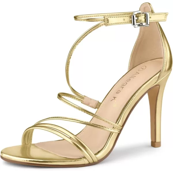 Allegra K Women's Party Strappy Stiletto High Heels Sandals