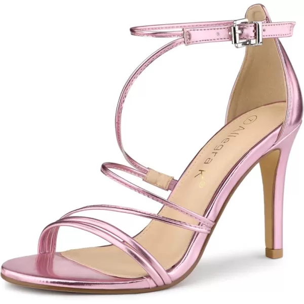 Allegra K Women's Party Strappy Stiletto High Heels Sandals