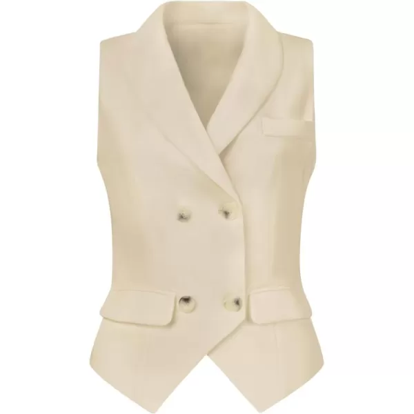 Allegra K Women's Suit Vest Dressy Lapel Collar Versatile Racerback Waistcoat