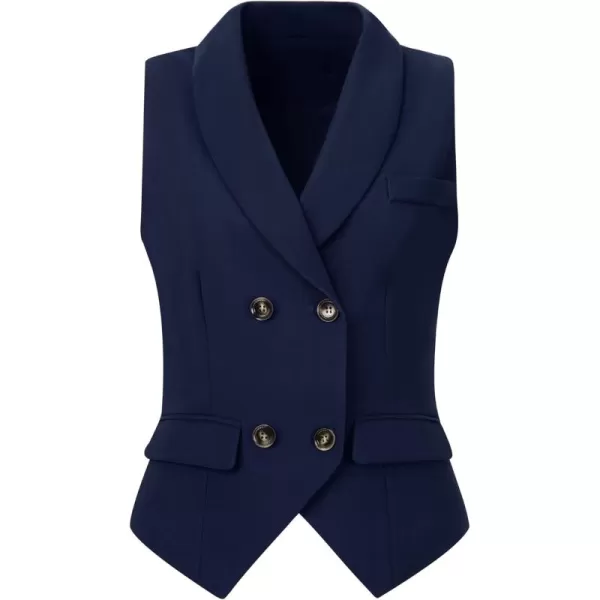 Allegra K Women's Suit Vest Dressy Lapel Collar Versatile Racerback Waistcoat