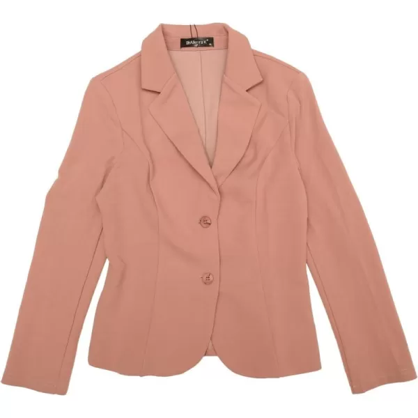 Allegra K Women's Work Office Lapel Collar Stretch Jacket Suit Blazer