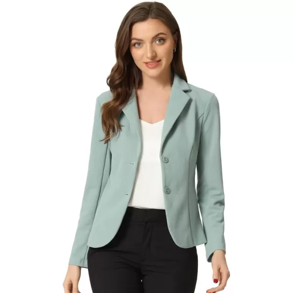 Allegra K Women's Work Office Lapel Collar Stretch Jacket Suit Blazer