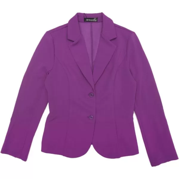 Allegra K Women's Work Office Lapel Collar Stretch Jacket Suit Blazer