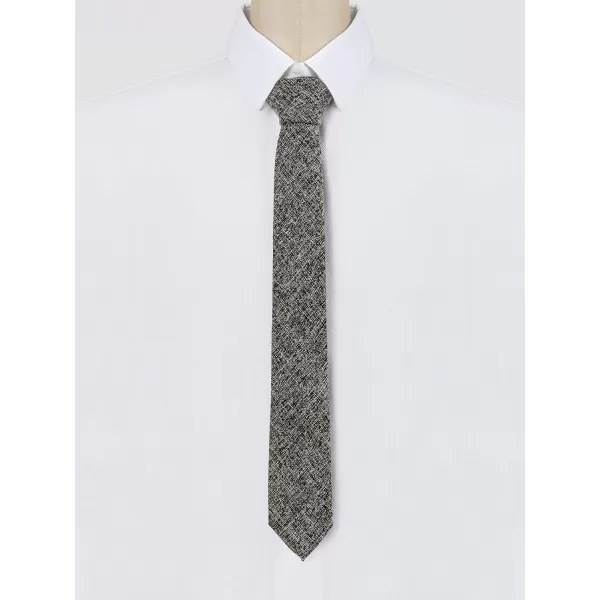 Allegra K Men's Self Tied Solid Color Formal Casual Skinny Necktie