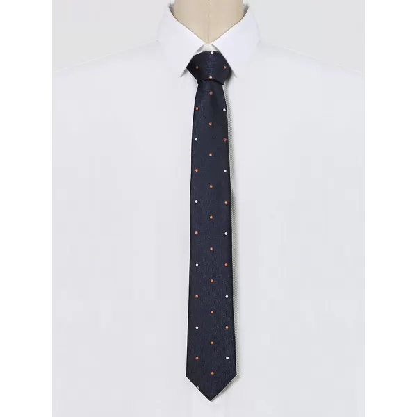 Allegra K Men's Skinny Necktie Self-tied Polka Dots Formal Casual Slim Tie