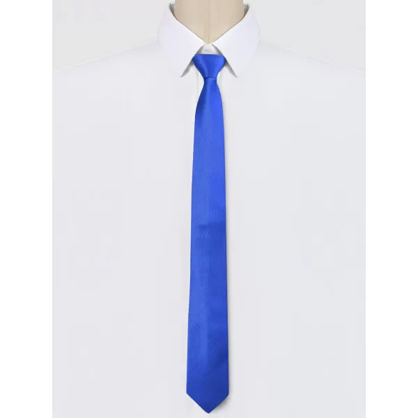 Allegra K Men's Skinny Pretied Solid Color Zipper Ties Neck Adjustable Strap Wedding Groom Tie