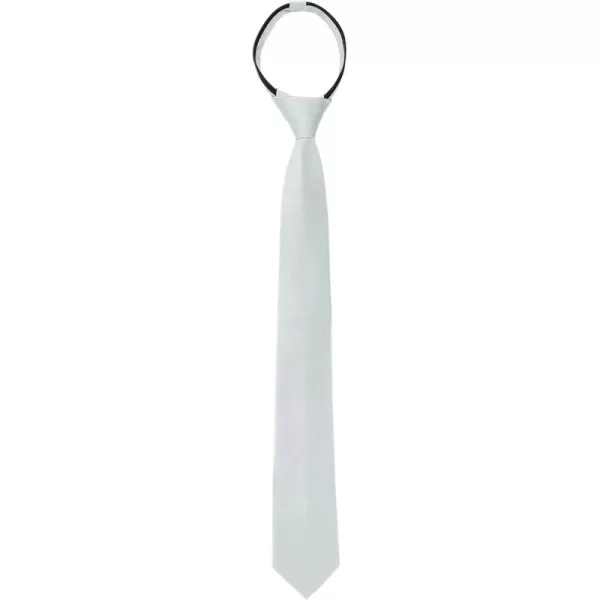 Allegra K Men's Skinny Pretied Solid Color Zipper Ties Neck Adjustable Strap Wedding Groom Tie