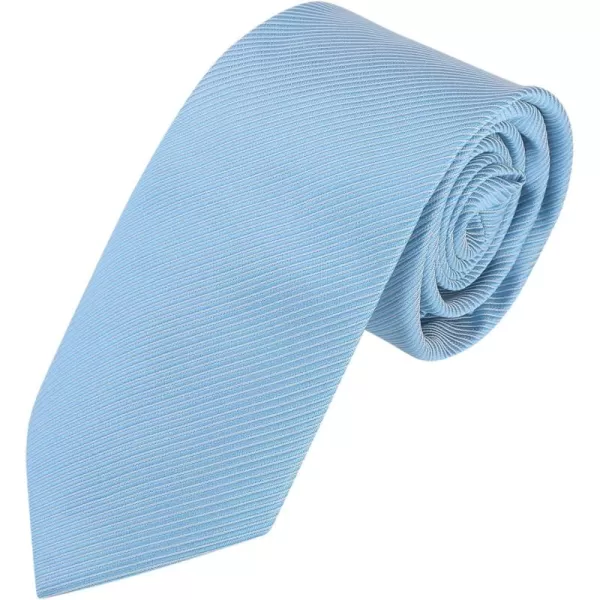 Allegra K Men's Solid Color Self-tied Stripes Textured Wide Tie Neck Wedding Formal Ties